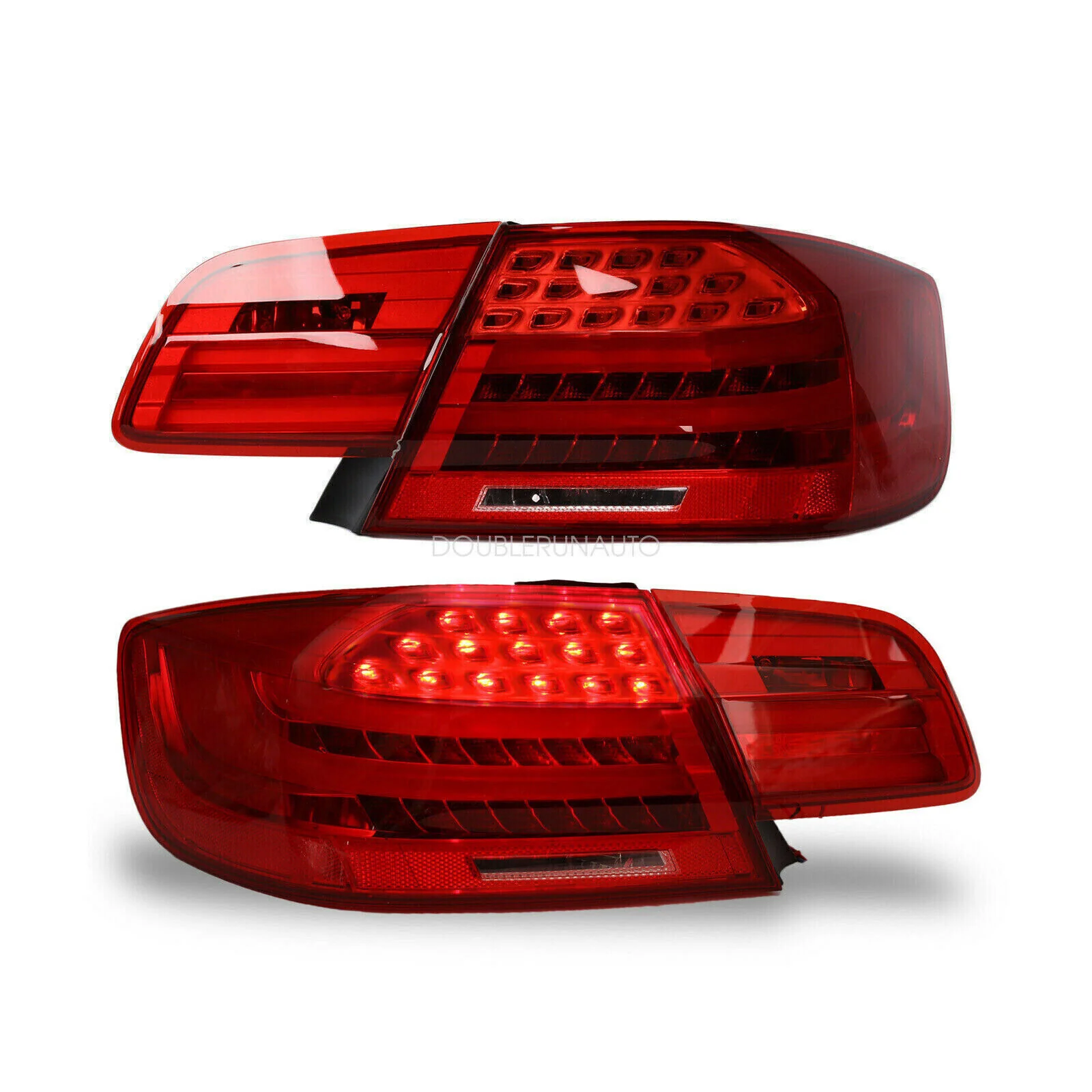LED Tail Lights Red Lens For BMW M3 E92 Coupe LCI 2011–2013 Left+Right - Image 4
