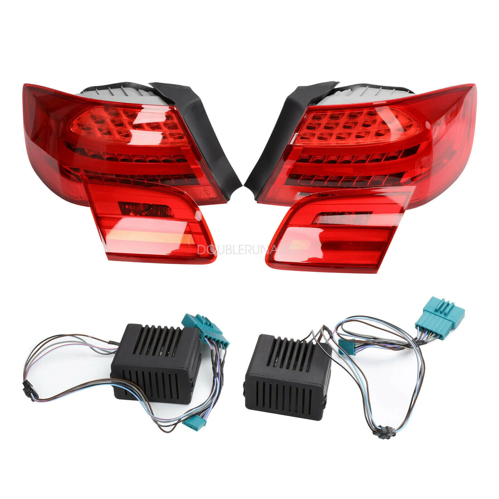 LED Tail Lights Red Lens For BMW M3 E92 Coupe LCI 2011–2013 Left+Right - Image 7