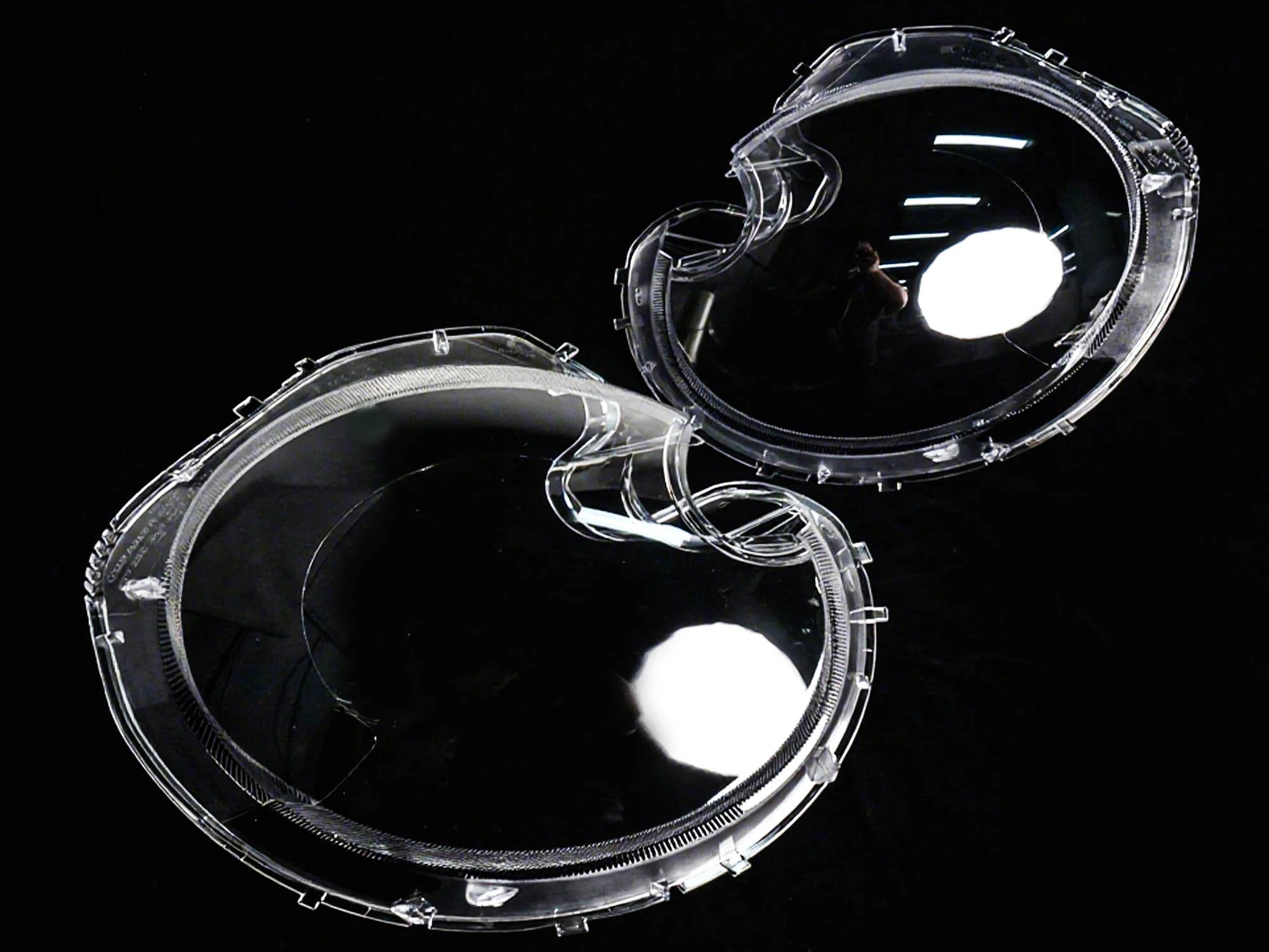 Left+Right Clear Headlight Lens Shell Covers for BMW Mini R56 Cooper Hatchback 2007-2013 - Image 5
