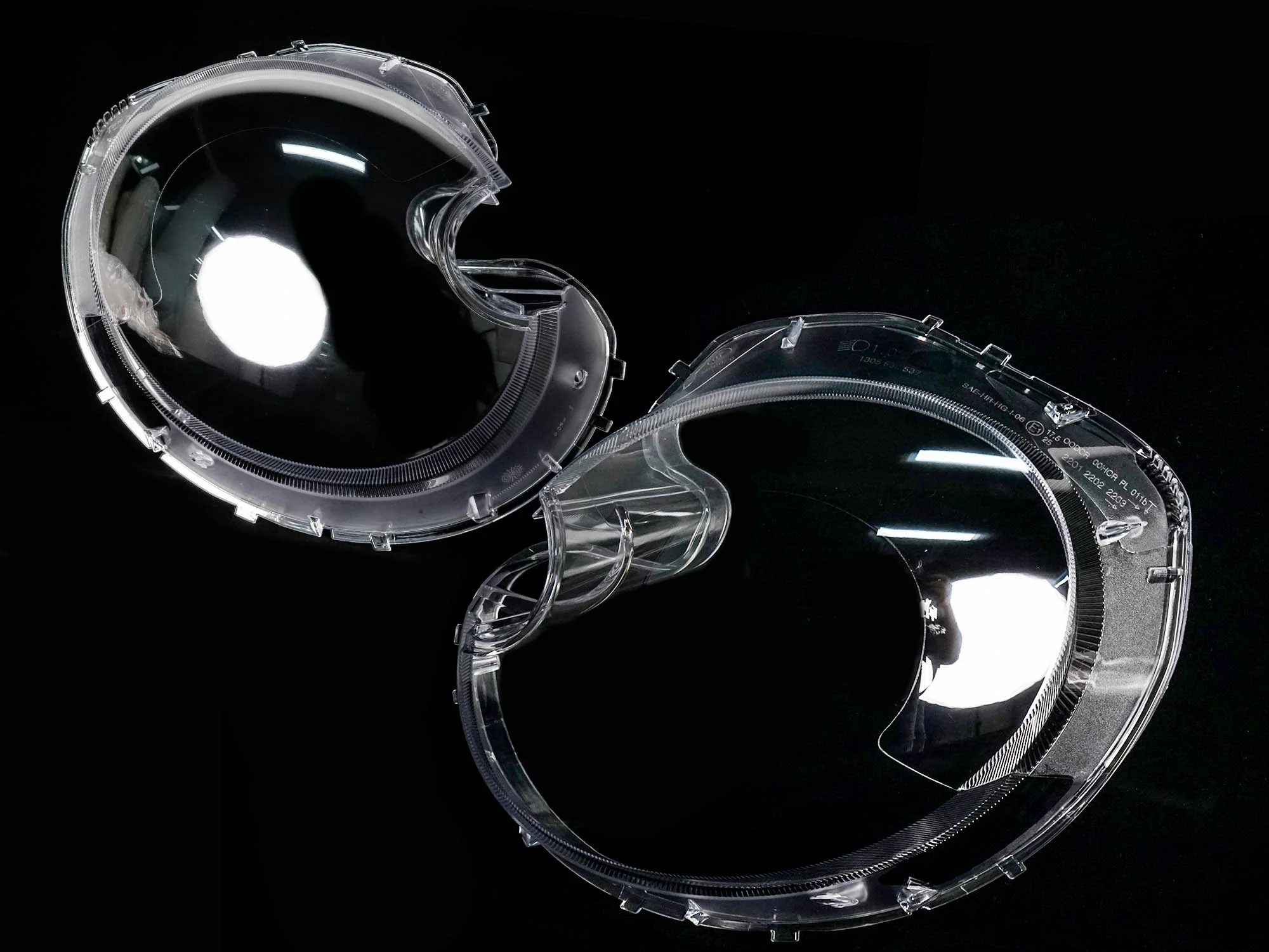 Left+Right Clear Headlight Lens Shell Covers for BMW Mini R56 Cooper Hatchback 2007-2013 - Image 6