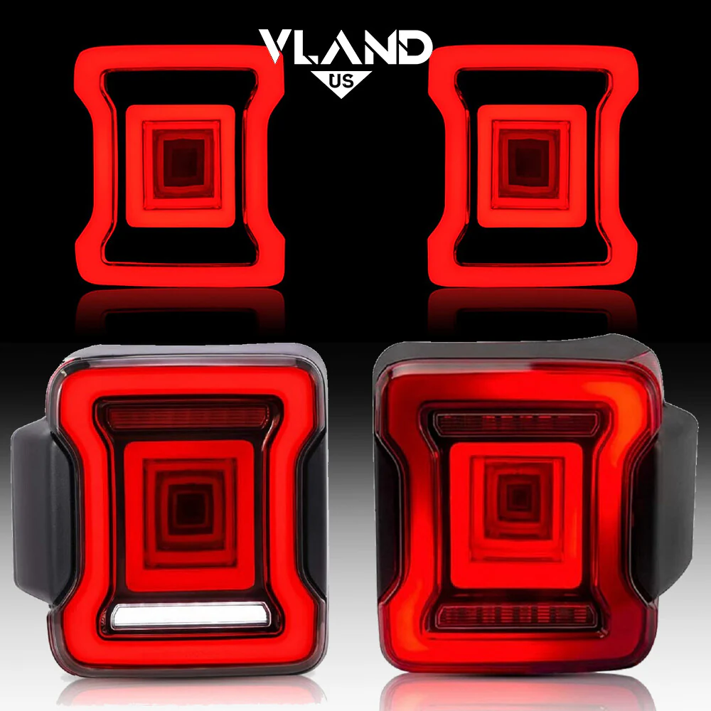 2x LED Tail Lights Assembly For 2018-2026 Jeep Wrangler W/Start-up Animation - Image 12