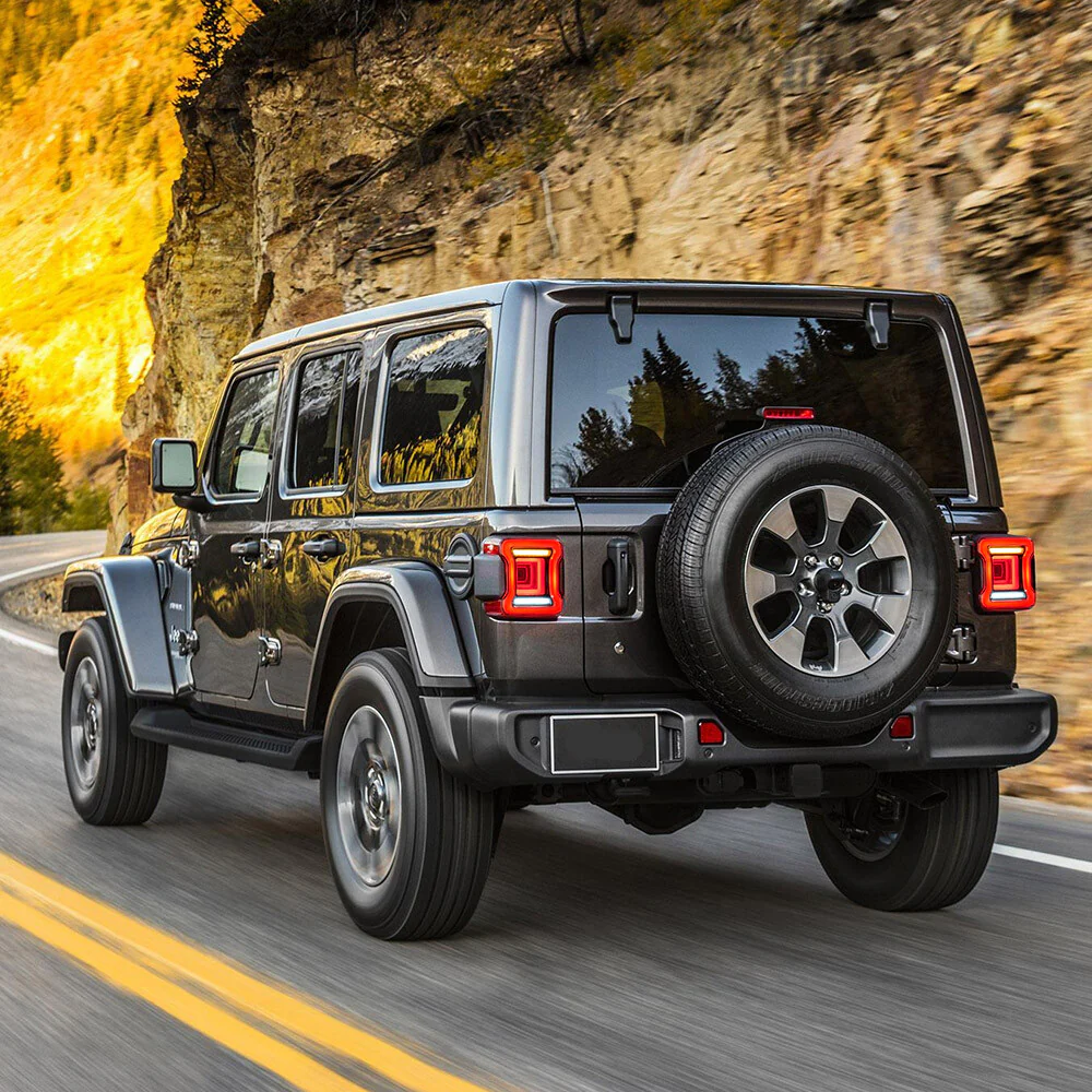 2x LED Tail Lights Assembly For 2018-2026 Jeep Wrangler W/Start-up Animation - Image 19