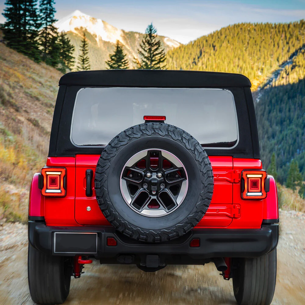 2x LED Tail Lights Assembly For 2018-2026 Jeep Wrangler W/Start-up Animation - Image 9