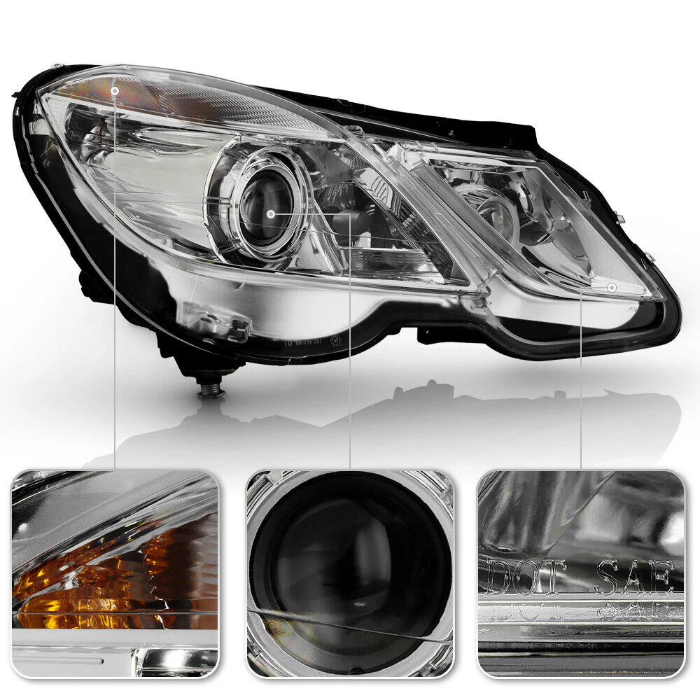 Passenger Right Side For 2010-2013 Mercedes Benz W212 E350 E550 HID w/AFS Projector Headlight - Image 5
