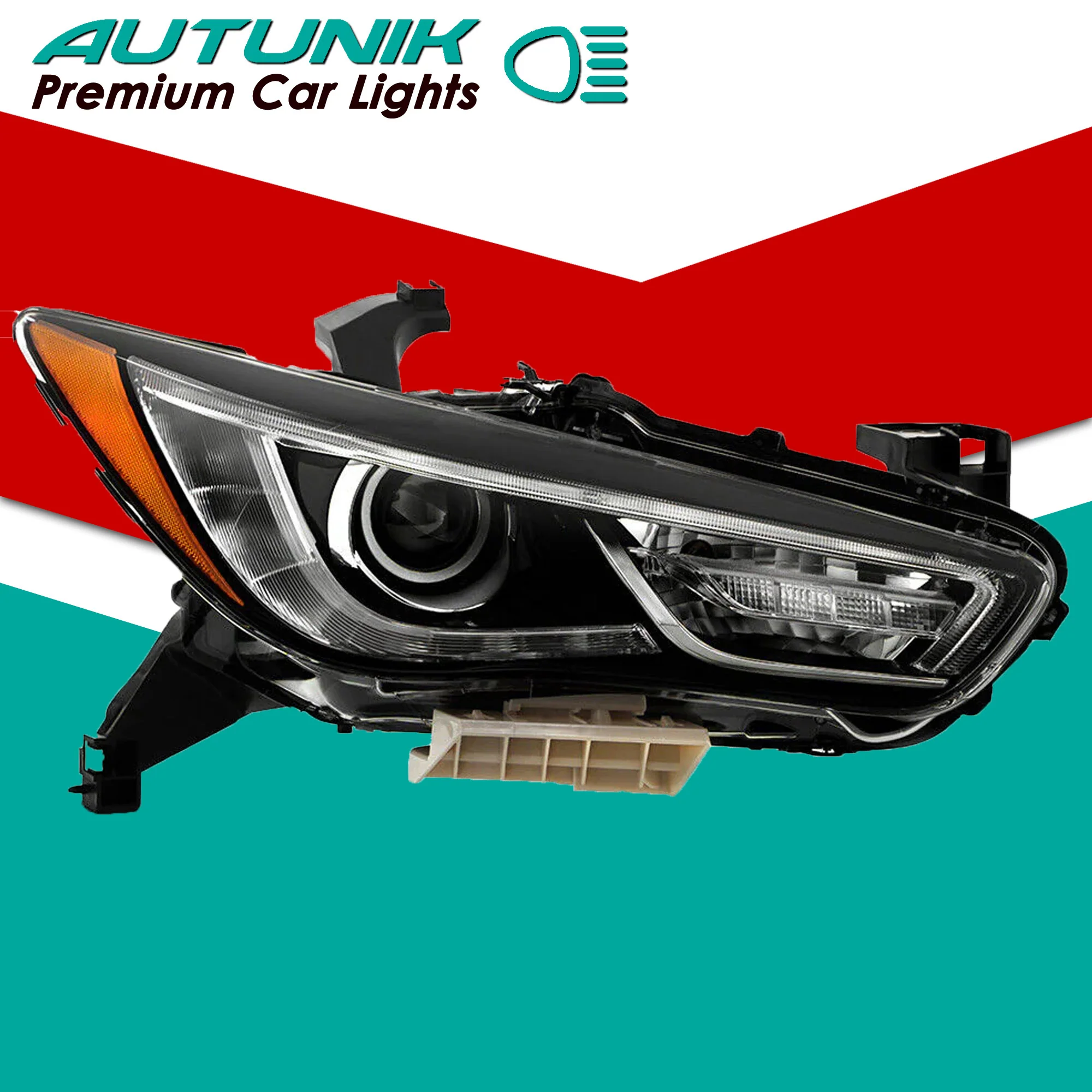 For 2019-2020 Infiniti QX60 Factory LED Projector Headlight Headlamp - Passenger