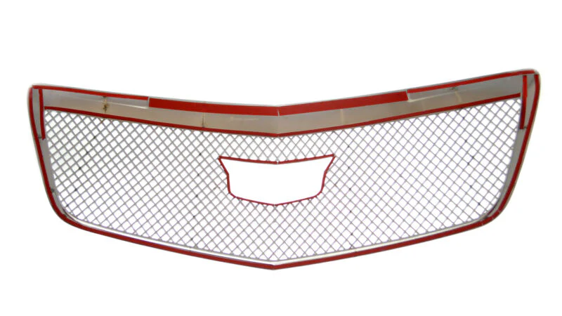 Overlay Chrome Front Bumper Grille for 15-19 Cadillac ATS - Image 6