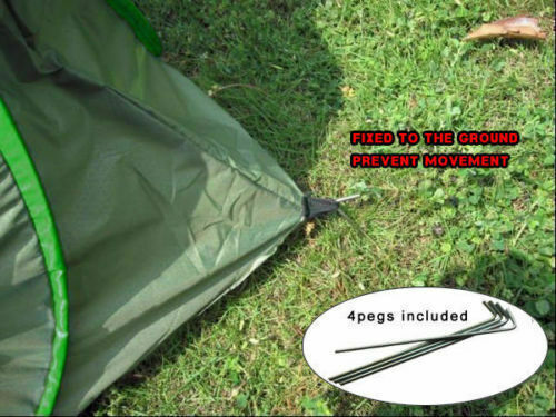 Portable Pop Up Outdoor Camping Tent Shower Change Room With Shower Bag - Image 4