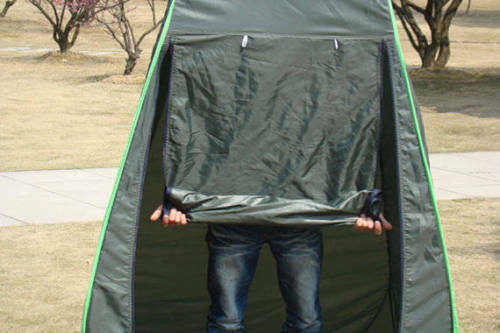 Portable Pop Up Outdoor Camping Tent Shower Change Room With Shower Bag - Image 5
