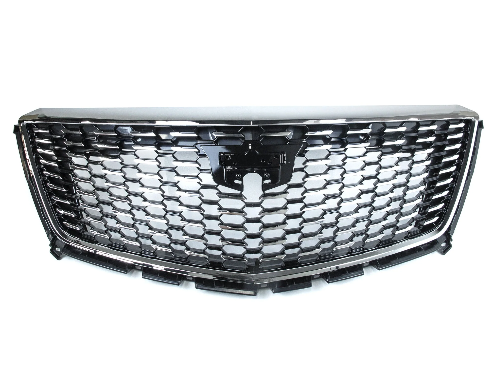 Chrome Diamond Front Upper Grill for Cadilalc XT5 LCI 2020-2024 w/o Camera - Image 4