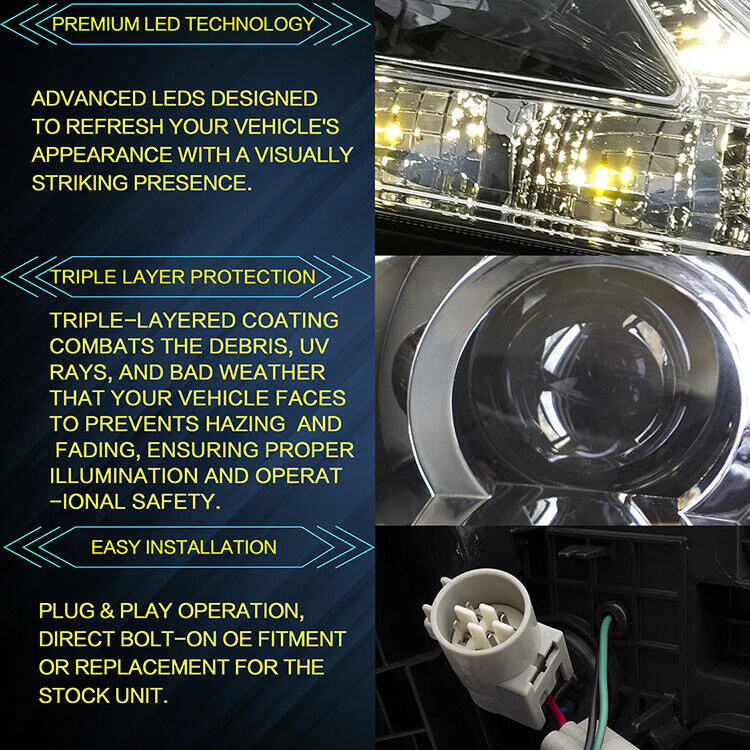 Projector Headlights For 2010 2011 2012 Lexus ES350 Xenon AFS Front Lamps - Image 10