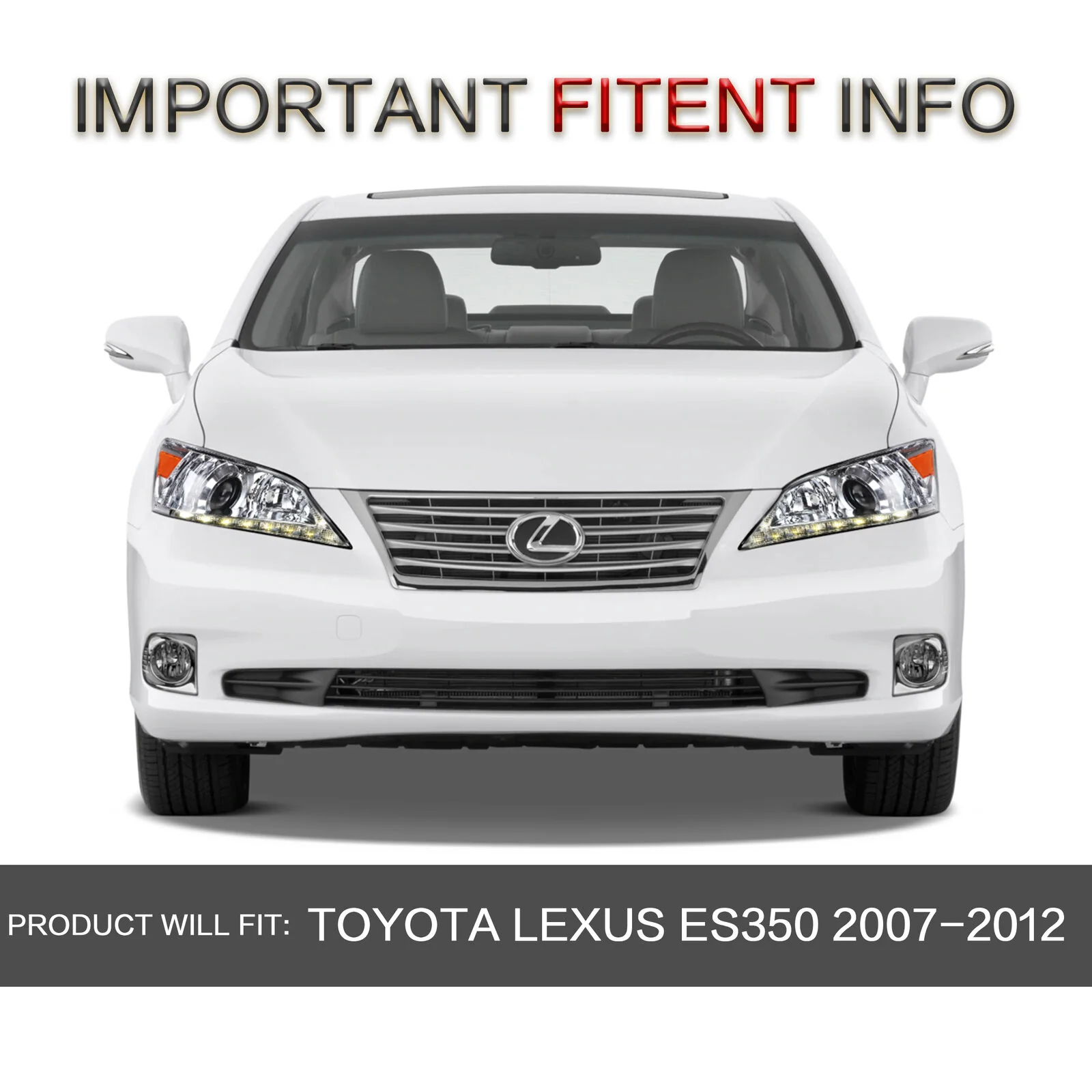 Projector Headlights For 2010 2011 2012 Lexus ES350 Xenon AFS Front Lamps - Image 3