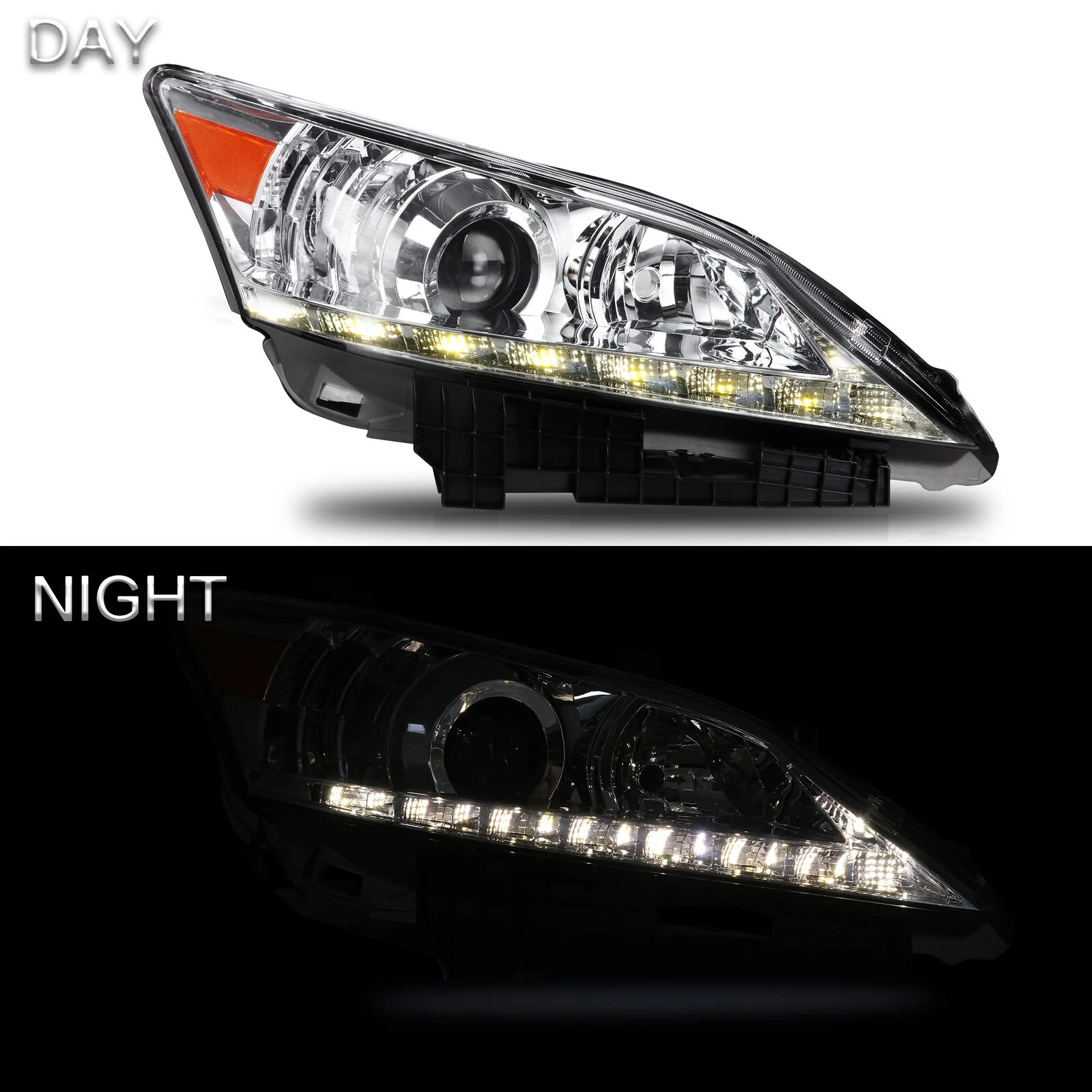 Projector Headlights For 2010 2011 2012 Lexus ES350 Xenon AFS Front Lamps - Image 6