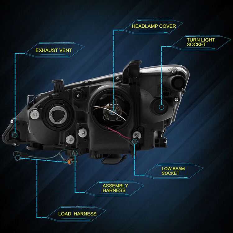 Projector Headlights For 2010 2011 2012 Lexus ES350 Xenon AFS Front Lamps - Image 8