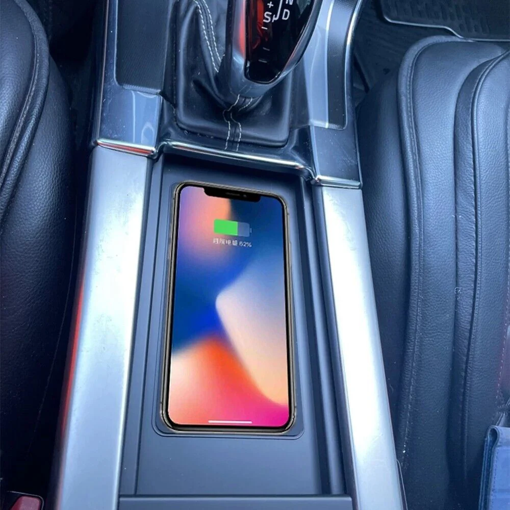 QI Car Wireless Charger Phone Fast Charging Pad For Volvo S60 V60 XC60 2014-2019 - Image 11