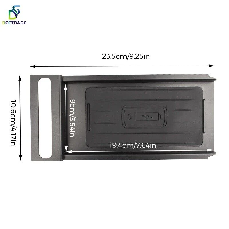 QI Car Wireless Charger Phone Fast Charging Pad For Volvo S60 V60 XC60 2014-2019 - Image 7