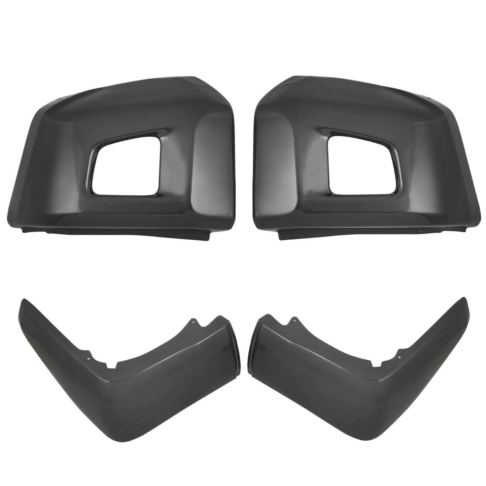 4pcs Set Front & Rear Bumper Covers Magnetic Gray 1G3 For Toyota Tundra 2014-2021 - Image 8