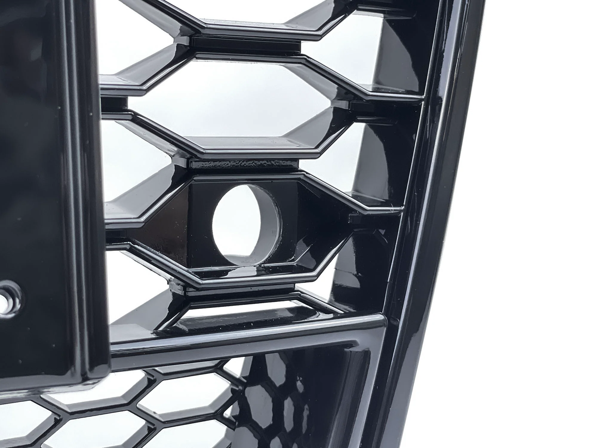 Gloss Black Honeycomb Front Bumper Grille For AUDI A7 C7 S7 2012-2015 - Image 8