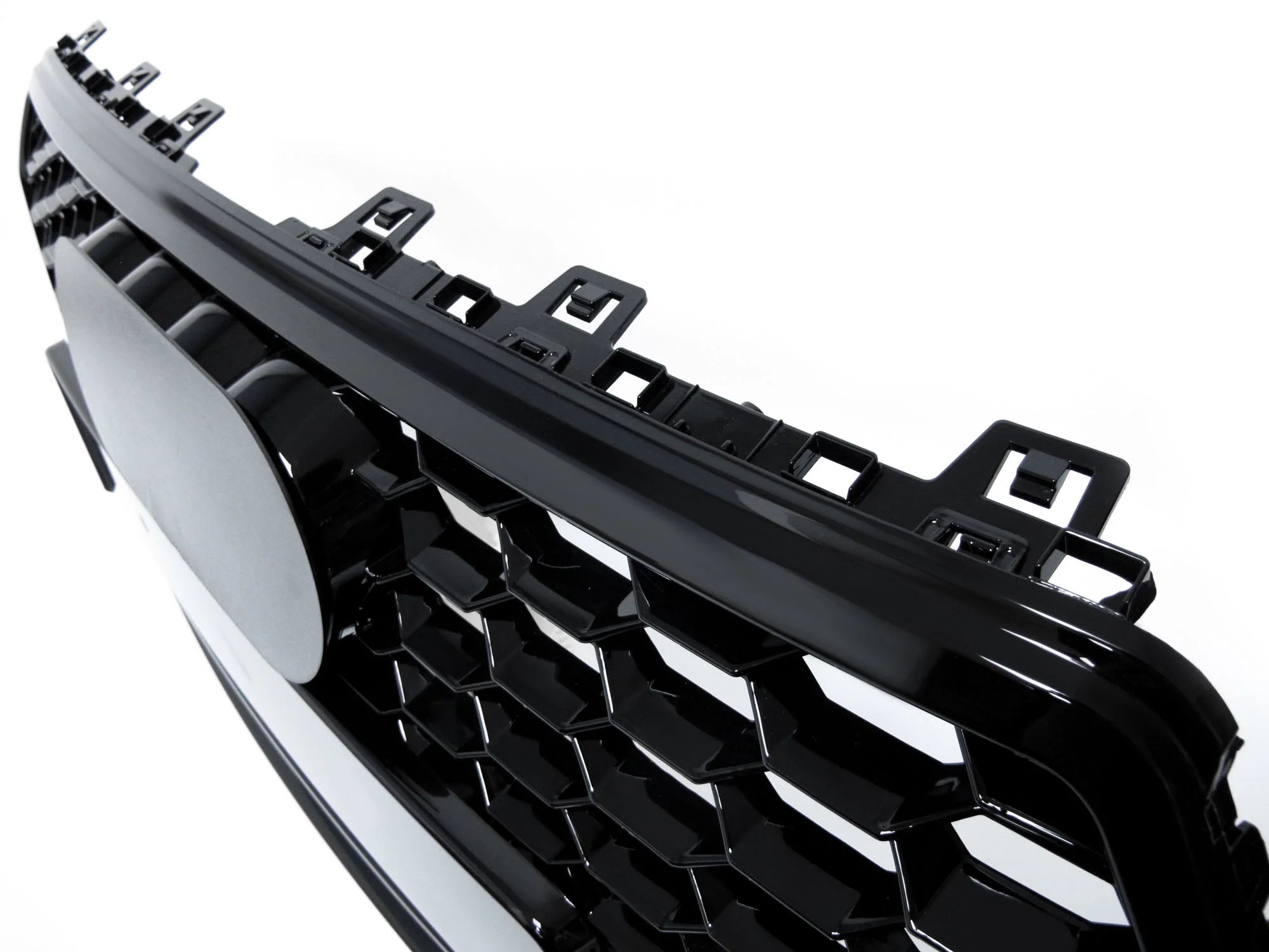 For 2016-2018 AUDI A7 C7.5 S7 RS7 Style Honeycomb Gloss Black Front Mesh Grille - Image 8