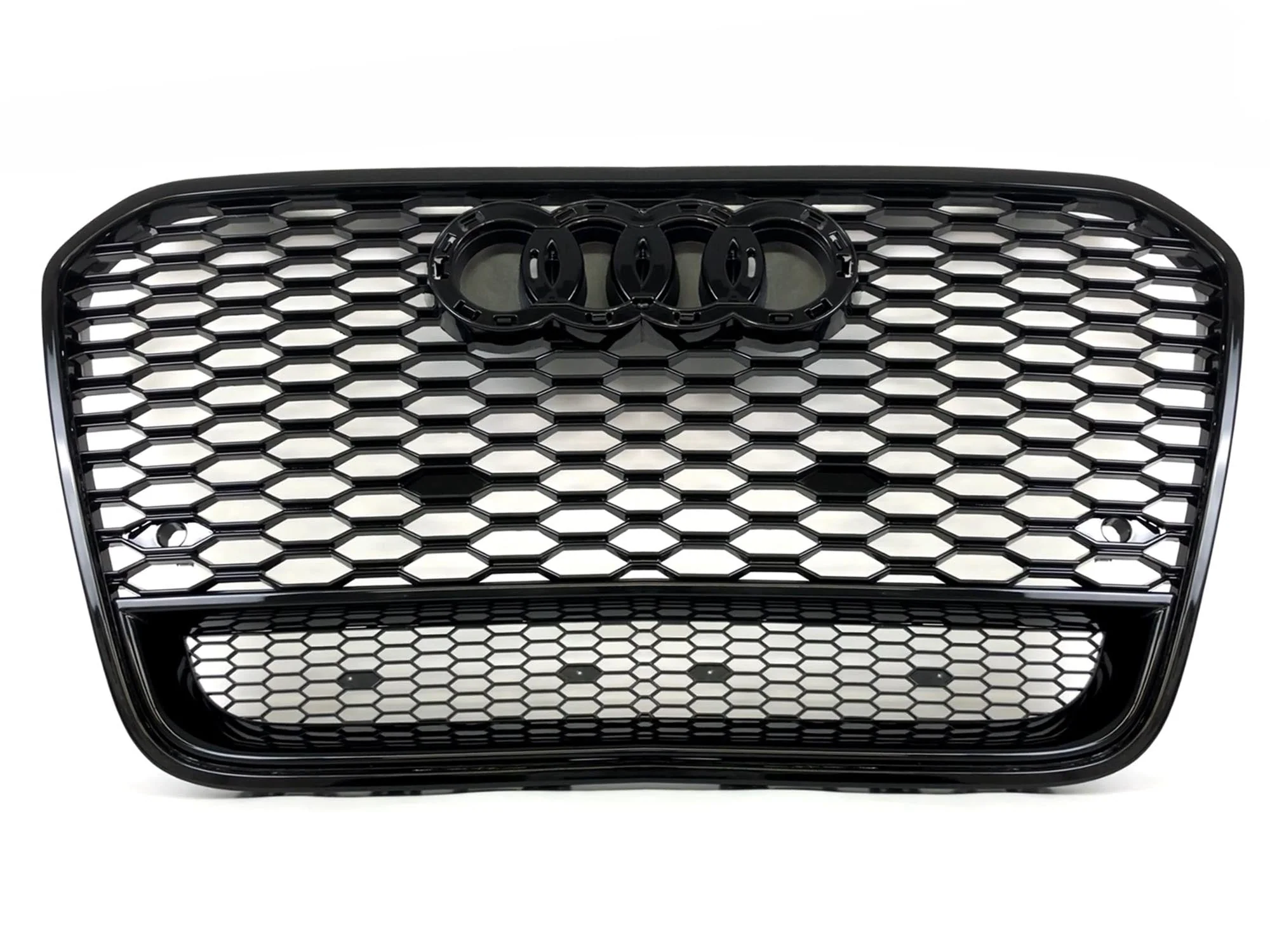 RS6 Style Front Radiator Grill Upper Grille For 2012-2015 Audi A6 S6 C7 - Image 10