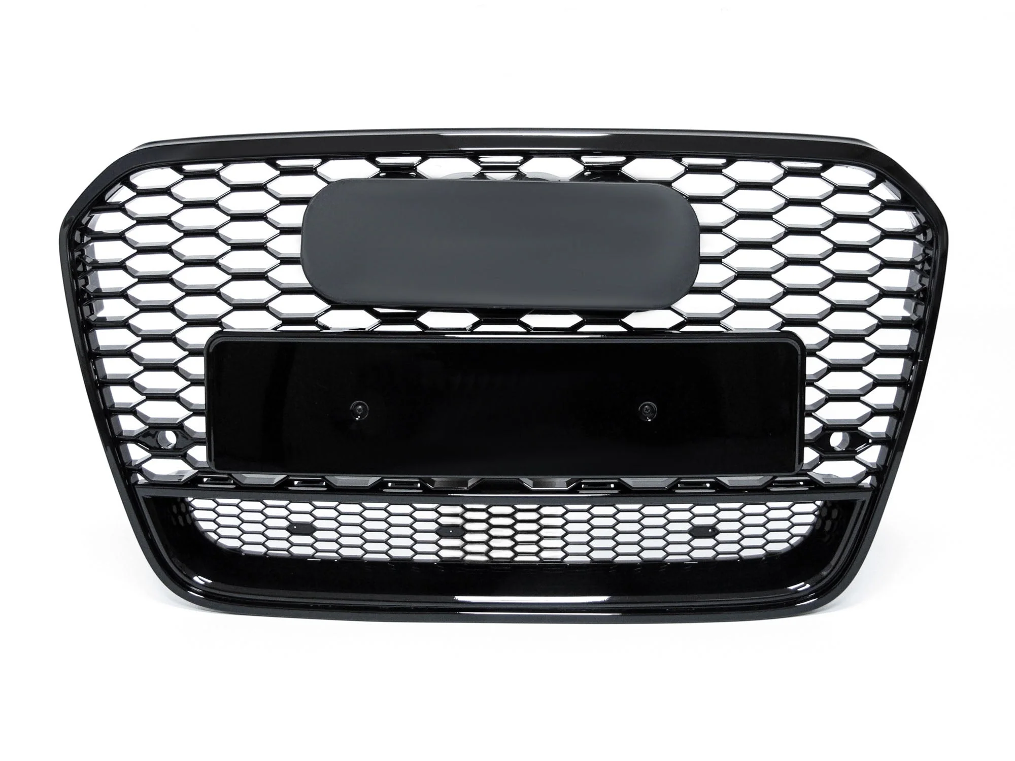 RS6 Style Front Radiator Grill Upper Grille For 2012-2015 Audi A6 S6 C7 - Image 4