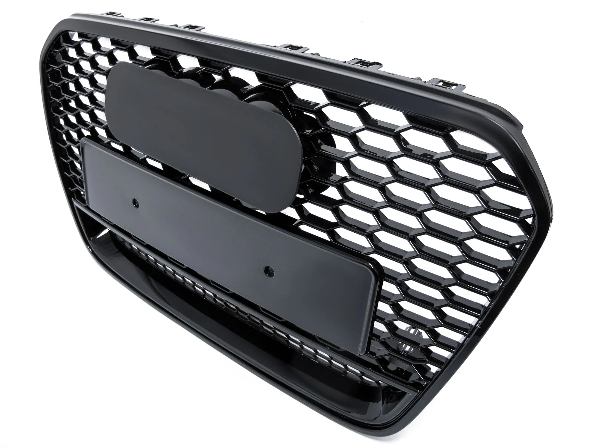 RS6 Style Front Radiator Grill Upper Grille For 2012-2015 Audi A6 S6 C7 - Image 6