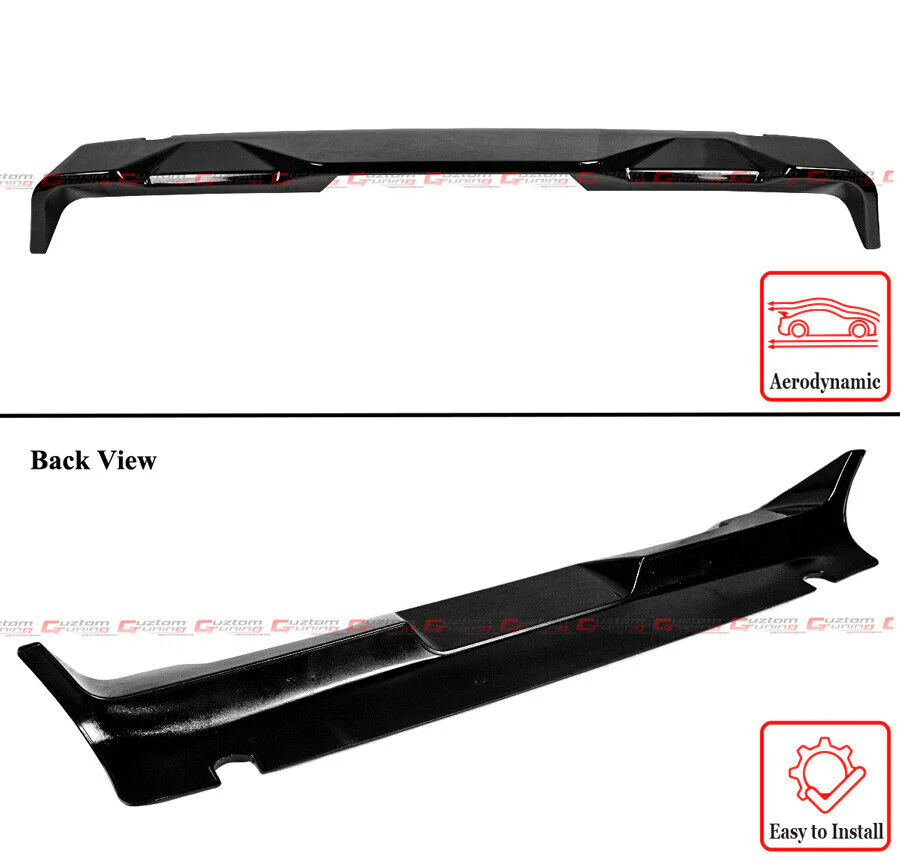 Gloss Black Rear Trunk Top Cap Roof Spoiler Wing for 2015-2020 Ford F150 F-150 - Image 2