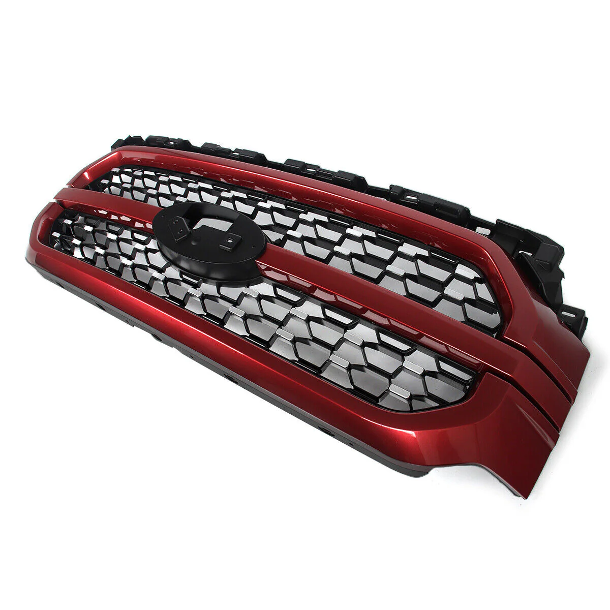 Rapid Red Front Bumper Grille Assembly Fit Ford F-150 F150 Platinum 2021-2023 - Image 10
