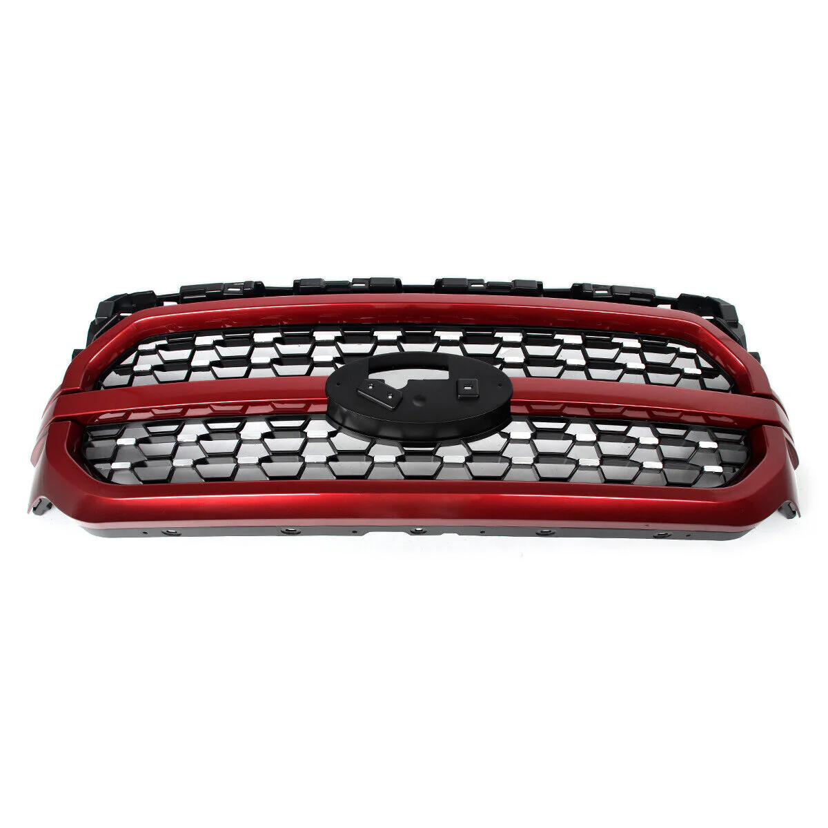 Rapid Red Front Bumper Grille Assembly Fit Ford F-150 F150 Platinum 2021-2023 - Image 11
