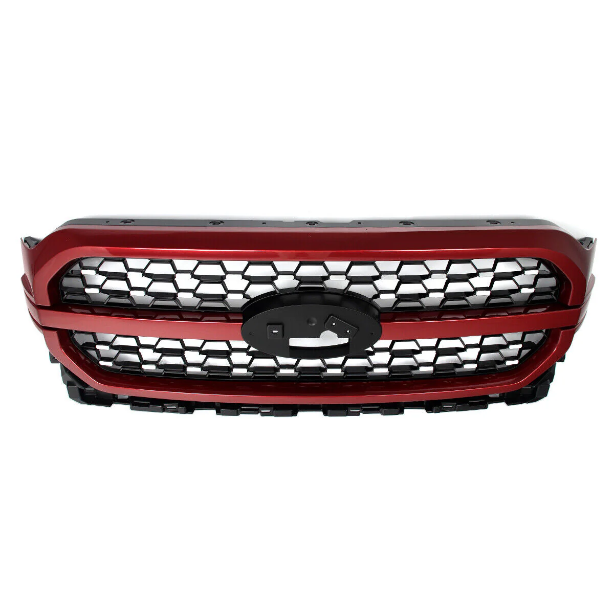Rapid Red Front Bumper Grille Assembly Fit Ford F-150 F150 Platinum 2021-2023 - Image 8
