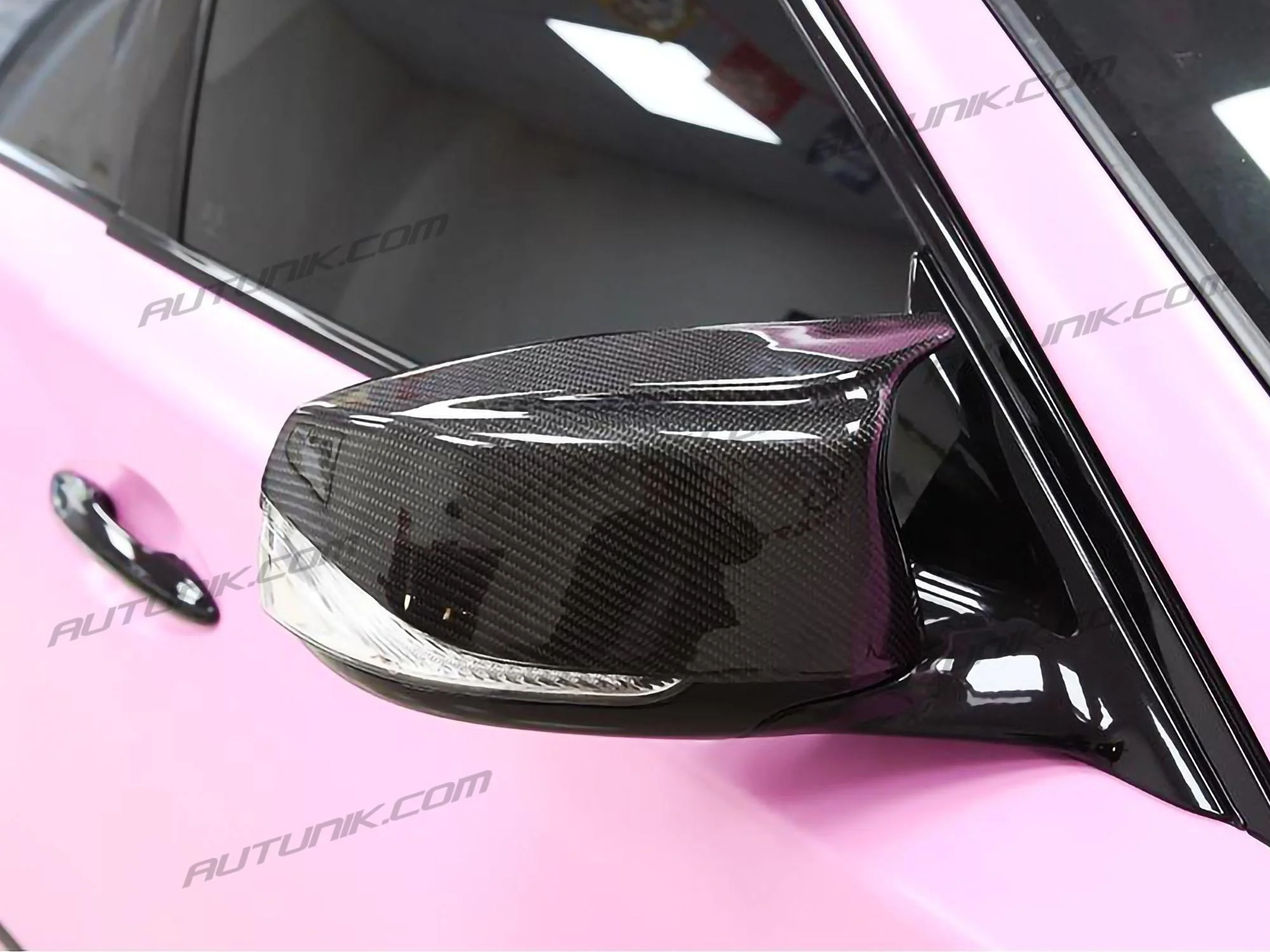 Real Carbon Fiber Mirror Cover Caps Replacement for Infiniti Q50 Q60 2014-2024 - Image 4