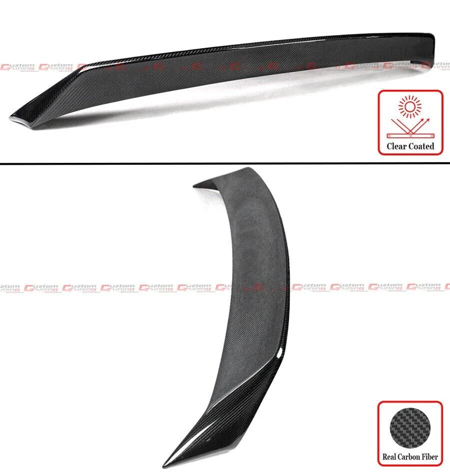 Real Carbon Fiber Rear Trunk Spoiler WIng for 2022-2024 Subaru WRX 2nd Gen Sedan - Image 3
