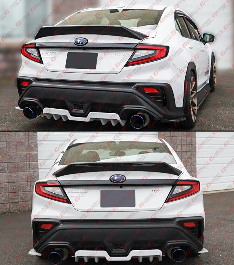 Real Carbon Fiber Rear Trunk Spoiler WIng for 2022-2024 Subaru WRX 2nd Gen Sedan - Image 4