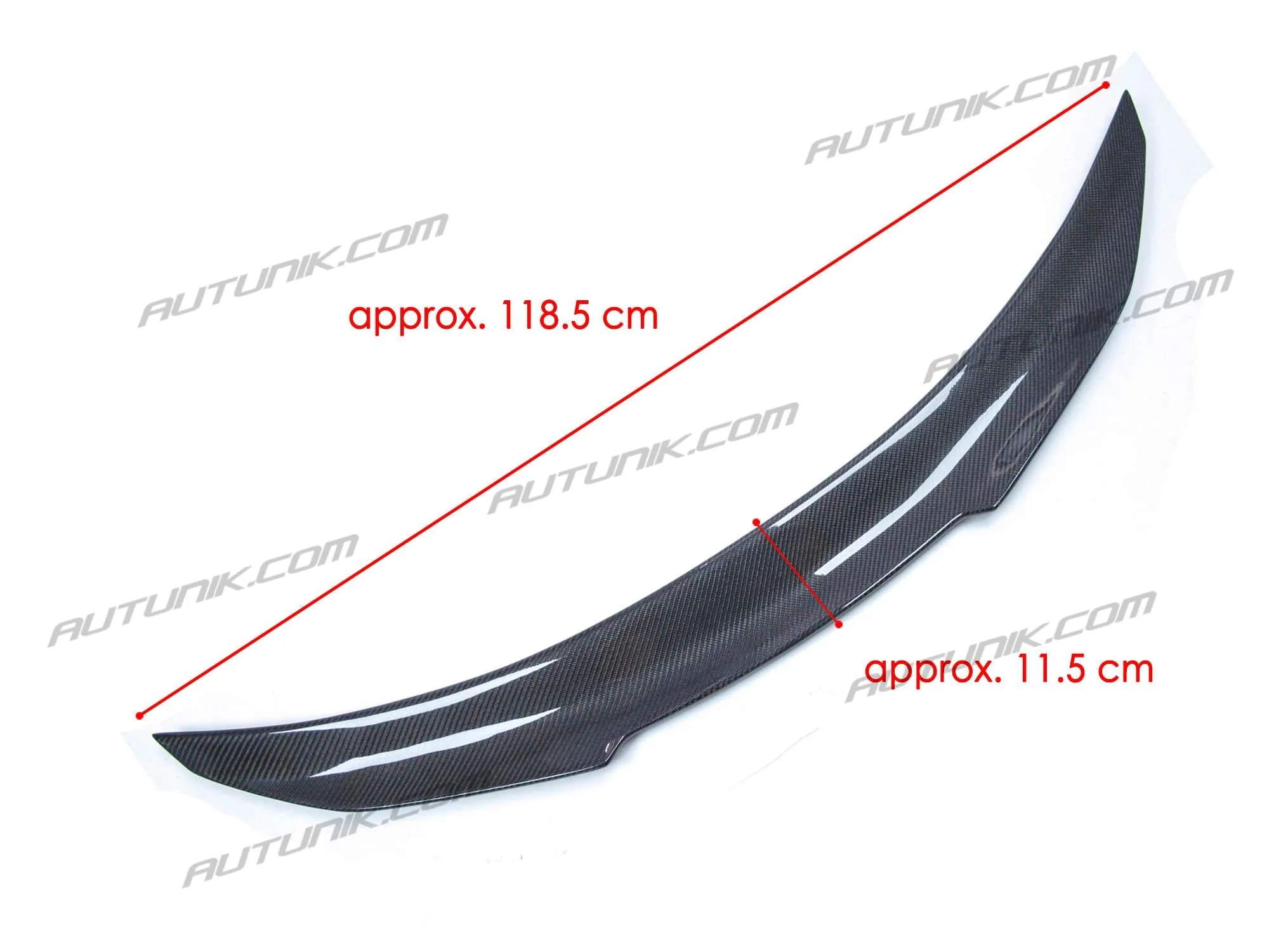Real Carbon Fiber Rear Trunk Spoiler Wing For Infiniti Q60 2017-2022 - Image 11