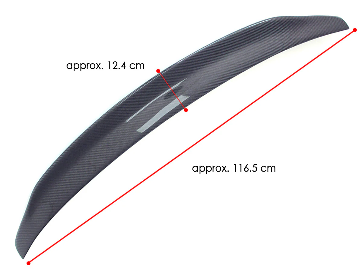 Real Carbon Fiber Duckbill Spoiler Wing for AUDI A3 8V S3 RS3 Sedan 2013-2020 od96 - Image 11