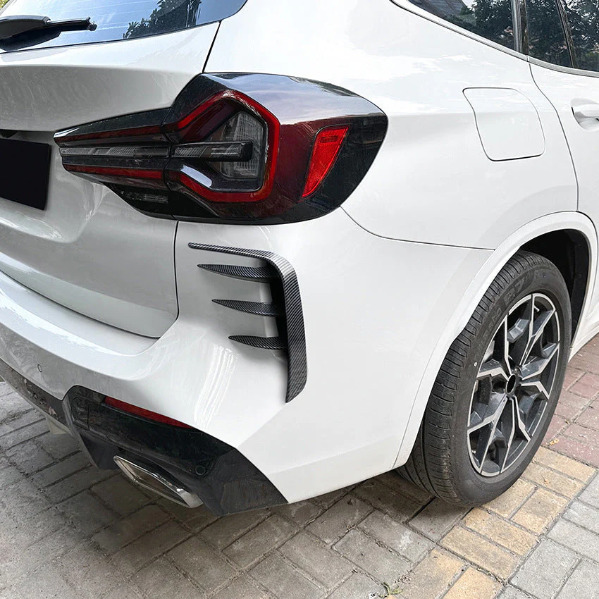 Rear Air Vents Side Bumper Canards Kits for BMW X3 G01 LCI M Sport 2022-2023 - Image 11