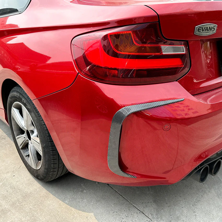 Rear Bumper Canards Side Air Vents BodyKits for BMW M2 F82 2016-2019 - Image 10