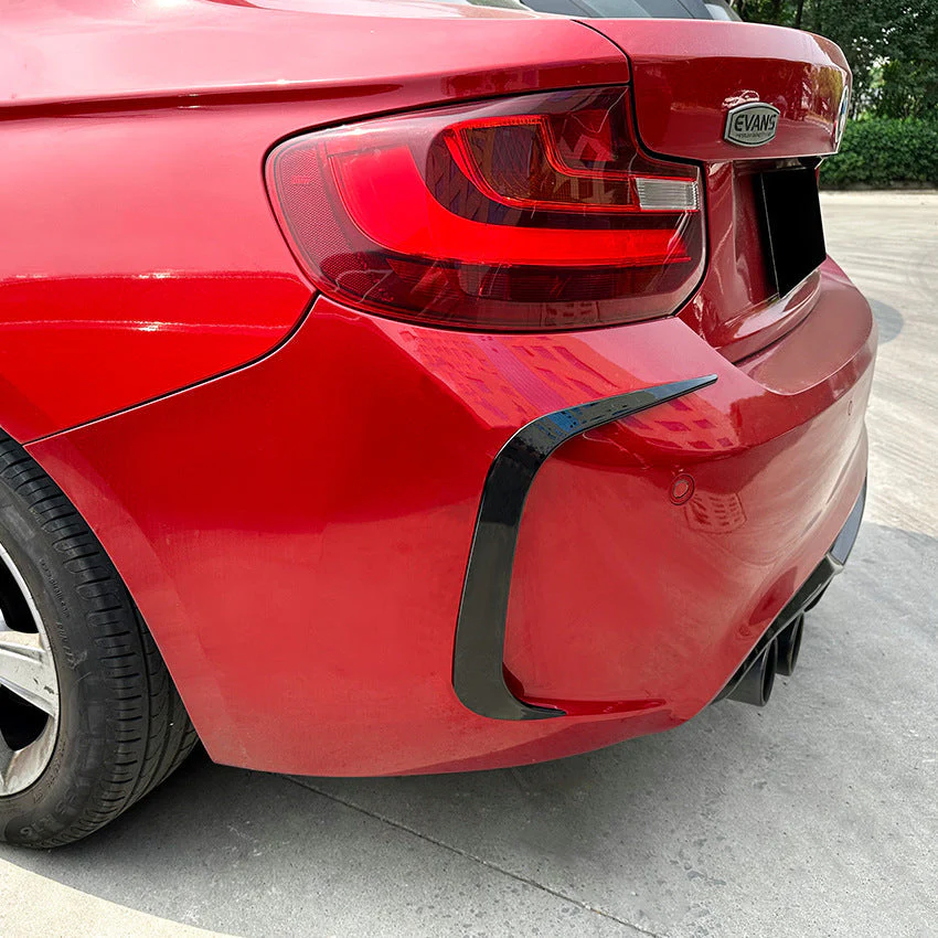 Rear Bumper Canards Side Air Vents BodyKits for BMW M2 F82 2016-2019 - Image 11