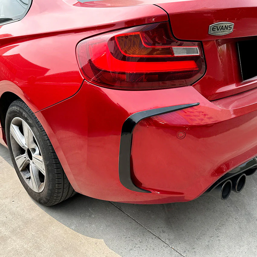 Rear Bumper Canards Side Air Vents BodyKits for BMW M2 F82 2016-2019 - Image 12
