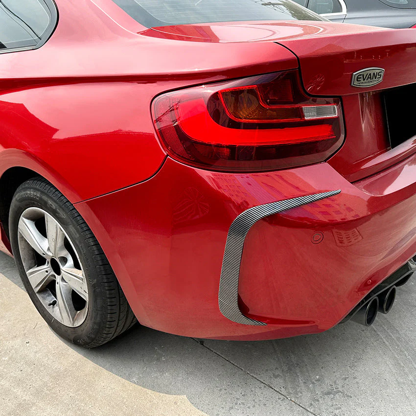 Rear Bumper Canards Side Air Vents BodyKits for BMW M2 F82 2016-2019 - Image 18
