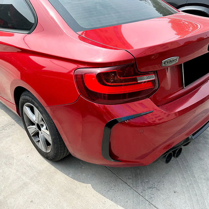 Rear Bumper Canards Side Air Vents BodyKits for BMW M2 F82 2016-2019 - Image 5