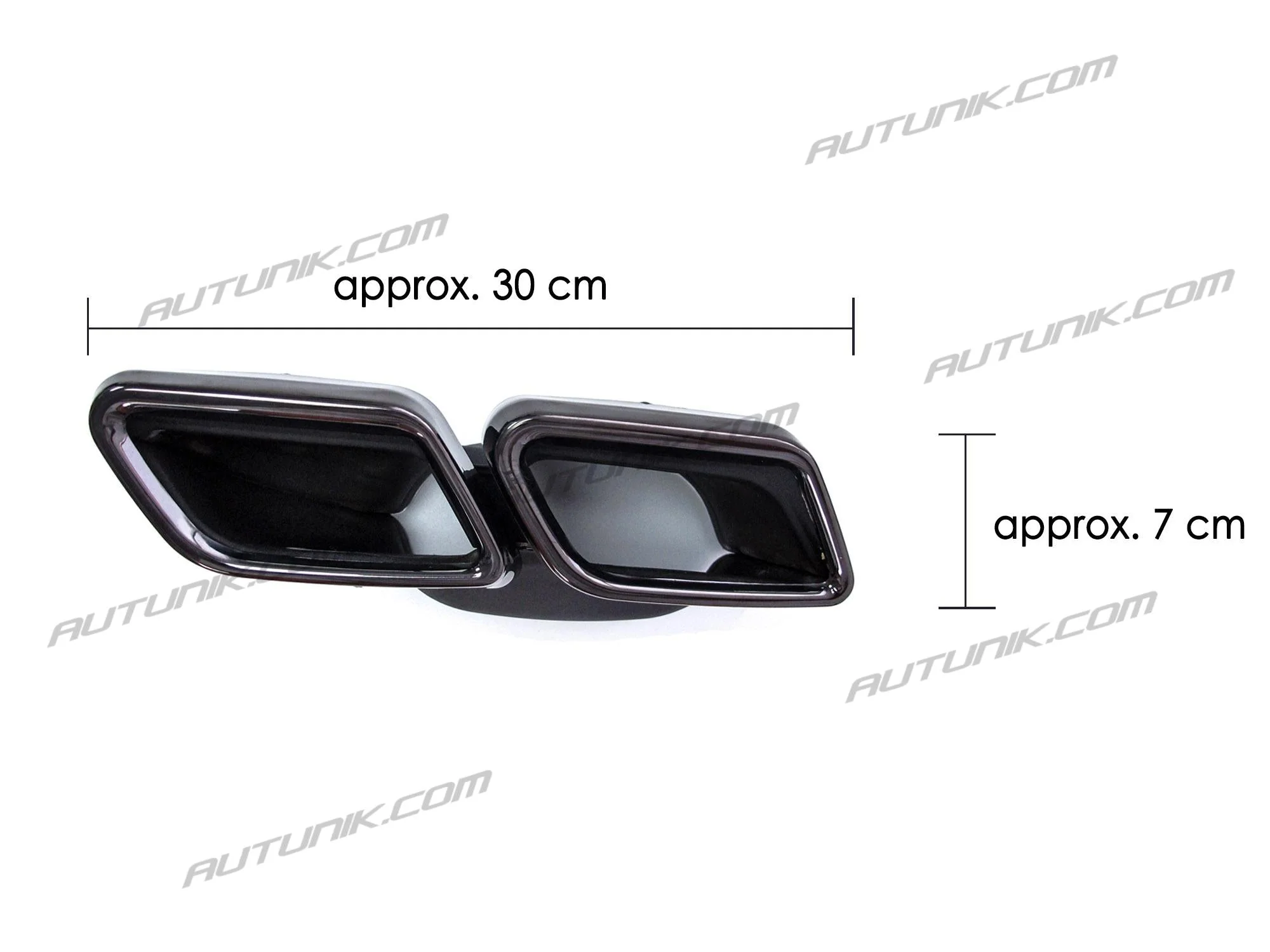 Rear Diffuser + Black Exhaust Tips for Mercedes W205 Coupe Convertible C300 C43 AMG 2015-2021 di74 - Image 10