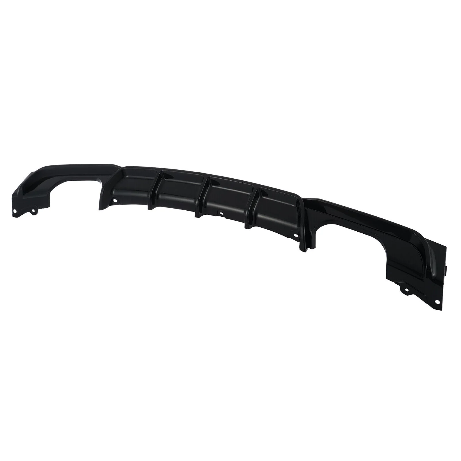 Rear Bumper Diffuser Quad Exhaust Gloss Black For 2012-2018 BMW F30 F31 M Sport - Image 3