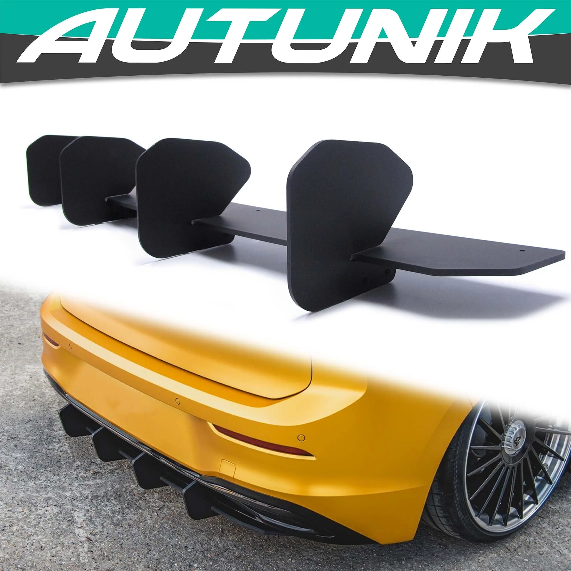 Rear Bumper Diffuser Valance Lower Spoiler for VW Golf MK8 TSI TDI GTI R 2021-2023 vw8
