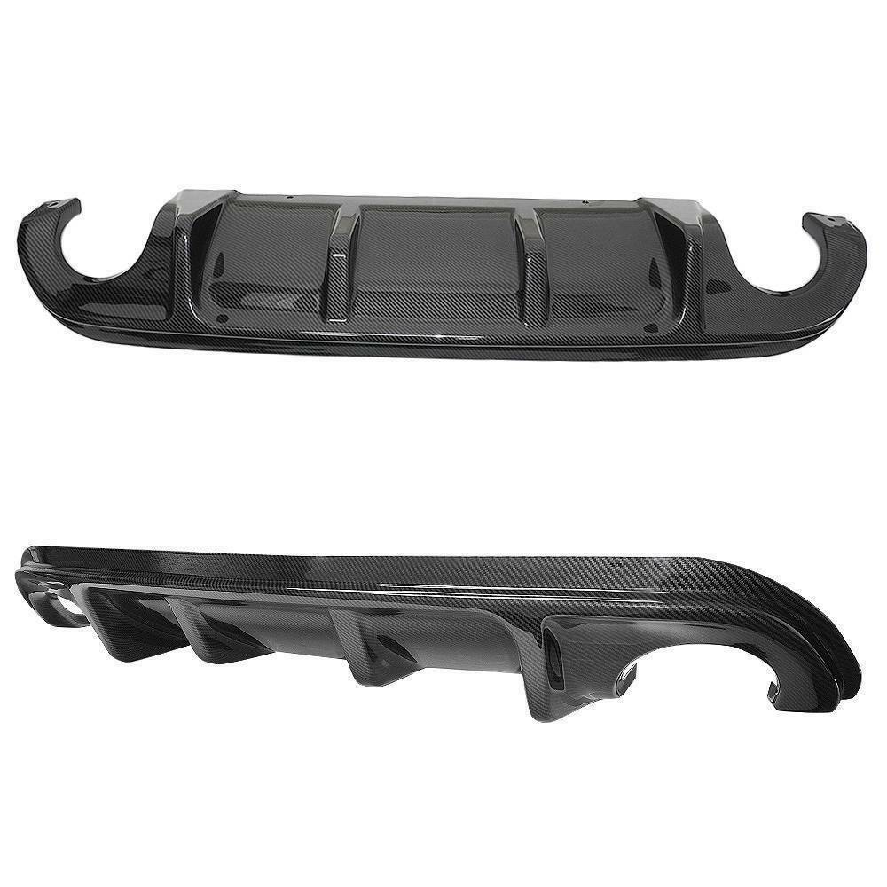 Carbon Fiber Look Rear Diffuser for Infiniti Q50 2014 2015 2016 2017 - Image 5