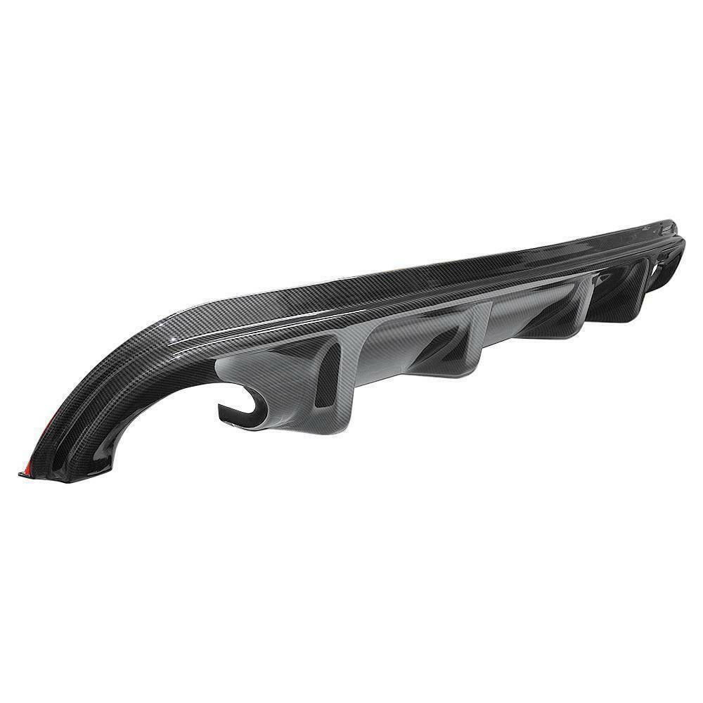 Carbon Fiber Look Rear Diffuser for Infiniti Q50 2014 2015 2016 2017 - Image 8