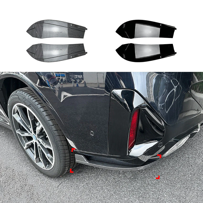 Rear Bumper Side Splitter Aprons for BMW X4 G02 LCI M Sport 2022-2024 - Image 15