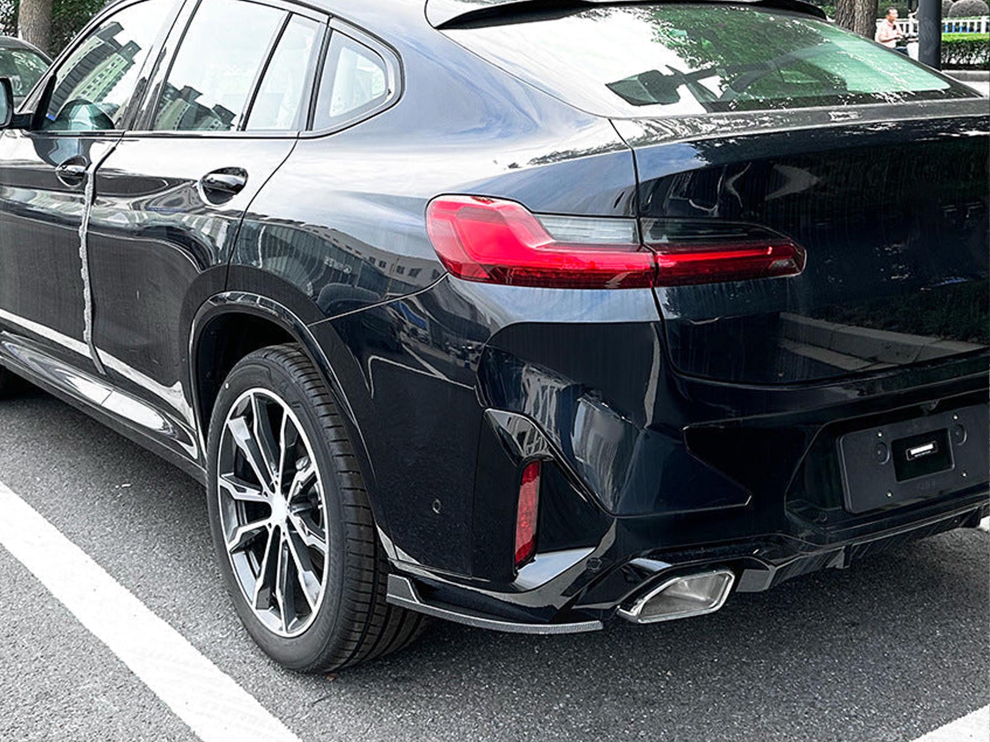 Rear Bumper Side Splitter Aprons for BMW X4 G02 LCI M Sport 2022-2024 - Image 3