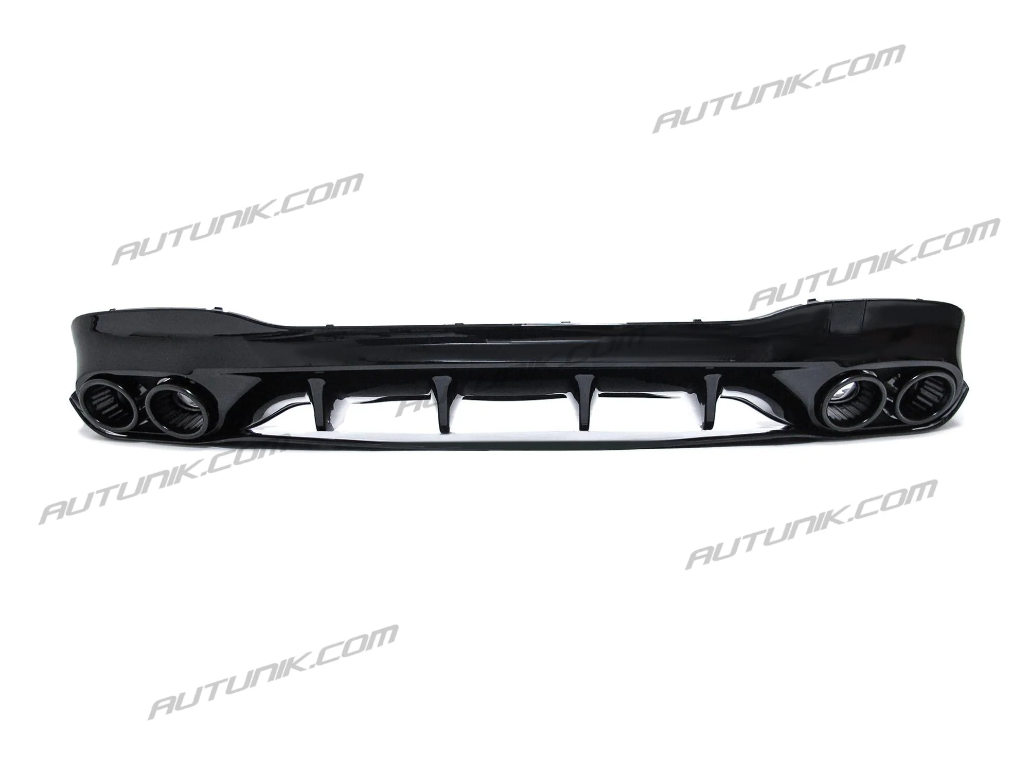 Black Rear Diffuser + Exhaust Tips for Mercedes CLA C118 CLA35 CLA45 CLA250 CLA200 AMG Pack 2021-2023 di115 - Image 6