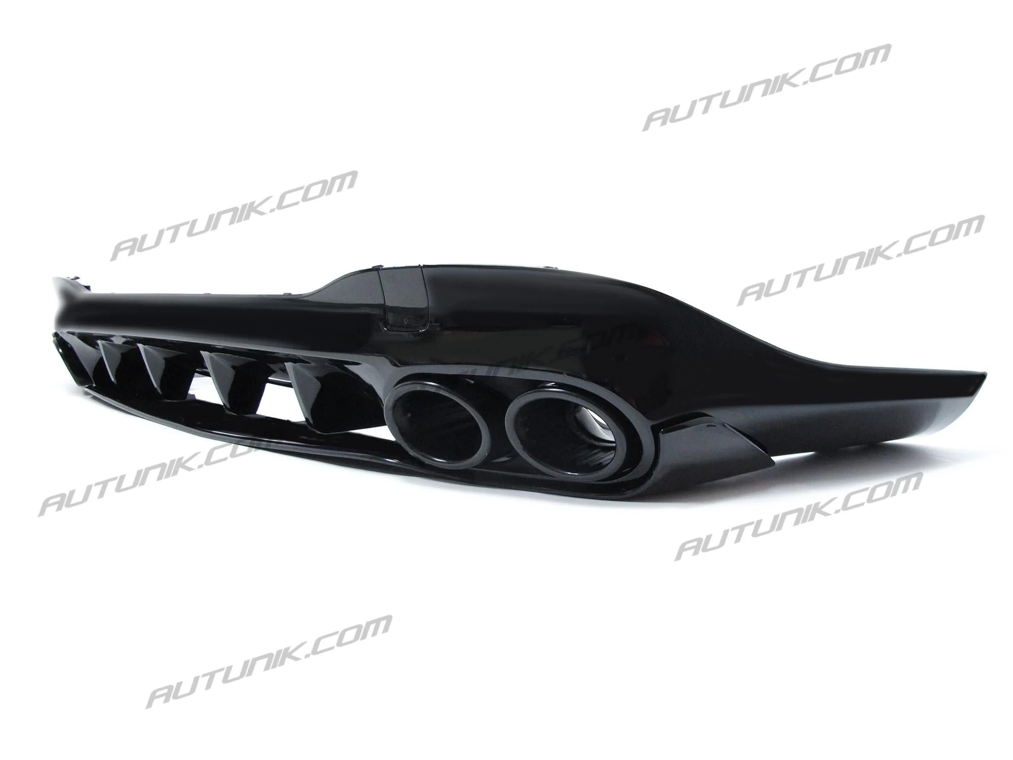 Black Rear Diffuser + Exhaust Tips for Mercedes CLA C118 CLA35 CLA45 CLA250 CLA200 AMG Pack 2021-2023 di115 - Image 7