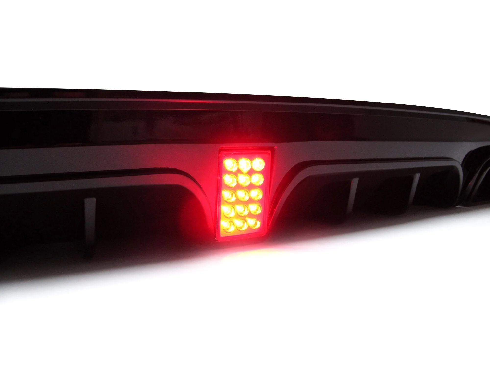 Gloss Black Rear Diffuser + Black Exhaust Tips For Mercedes W222 S500 S550 AMG 2014-2017 - Image 10